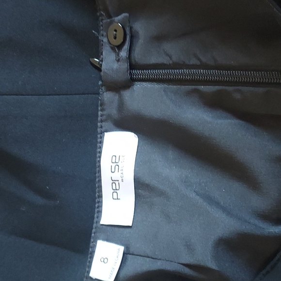 Per Se Carlisle Elegant Black Asymmetrical Skirt Sz-8 - Picture 6 of 9